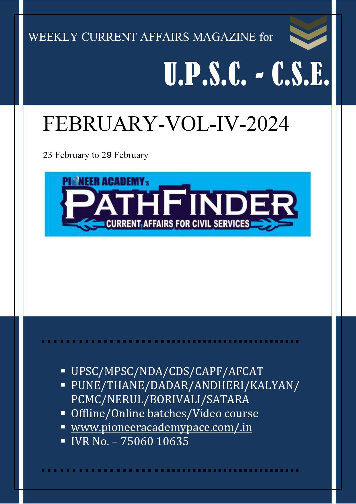 FEBRUARY-VOL IV- 2024